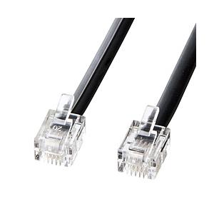 SANWA SUPPLY モジュラーケーブル TEL-N1-1BKN2