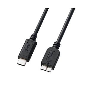 SANWA SUPPLY(サンワサプライ) 1.0m［USB-C ⇔ USB microB］3.1 ...