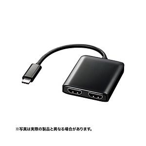 SANWA SUPPLY(サンワサプライ) 映像変換アダプタ [USB-C オス→メス HDMIｘ2...