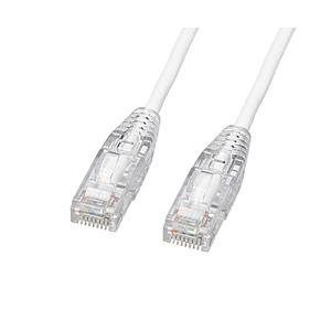 SANWA SUPPLY(サンワサプライ) KB-SL6AYS-10W LANケーブル  ホワイト ...