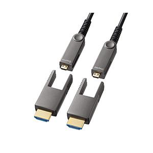 SANWA SUPPLY(サンワサプライ) KM-HD20-PFBAD10 光ファイバHDMIケーブ...