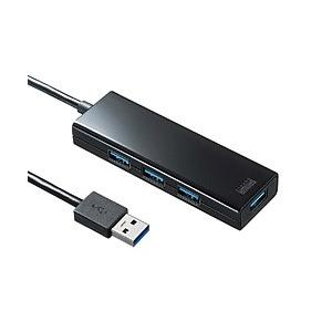 SANWA SUPPLY(サンワサプライ) USB-3H420BK　急速充電ポート付きUSB3.1 ...