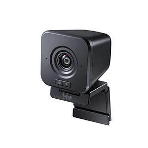 SANWA SUPPLY(サンワサプライ) ウェブカメラ マイク内蔵 ワイヤレス (Chrome/M...