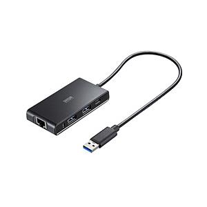 SANWA SUPPLY(サンワサプライ) LAN変換アダプタ AC電源 [USB-A オス→メス ...