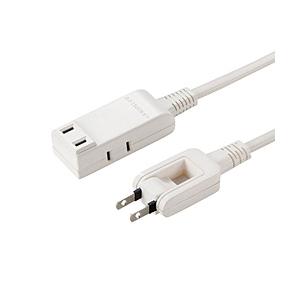 SANWA SUPPLY(サンワサプライ) マイクロタップ　3個口　0.2m　ホワイト   TAP-...