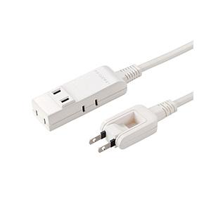 SANWA SUPPLY(サンワサプライ) マイクロタップ　4個口　0.5m　ホワイト   TAP-...