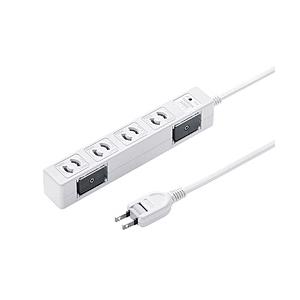 SANWA SUPPLY(サンワサプライ) タップ  ホワイト TAP-SPWMG24-5 ［5.0...