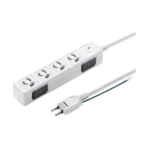 SANWA SUPPLY(サンワサプライ) タップ  ホワイト TAP-SPWMG34-5 ［5.0...