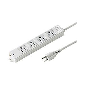 SANWA SUPPLY(サンワサプライ) TAP-K4NSP-3 (工事物件雷ガードタップ/3P・...