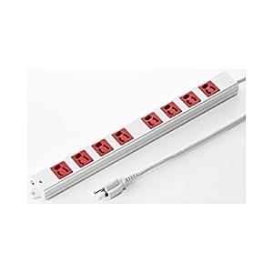 SANWA SUPPLY(サンワサプライ) TAP-K8-3R　（工事物件タップ赤/3P/8個口/3...