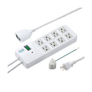 SANWA SUPPLY(サンワサプライ) 雷ガードタップ 一括集中スイッチ＆4個口連動手元スイッチ...