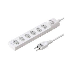 SANWA SUPPLY(サンワサプライ) 火災予防安全タップ スイッチ付き（6個口・3m） TAP...