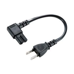 SANWA SUPPLY(サンワサプライ) 電源コード（2P・L型コネクタ・0.2m）KB-DM2L...