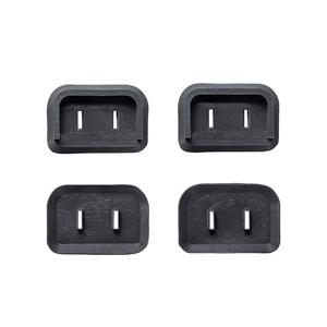 SANWA SUPPLY(サンワサプライ) プラグ安全カバー スイングプラグ用（ブラック・4個入り）...