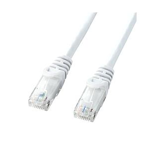 SANWA SUPPLY(サンワサプライ) カテゴリー6　　LANケーブル　（ホワイト・5.0m）　...