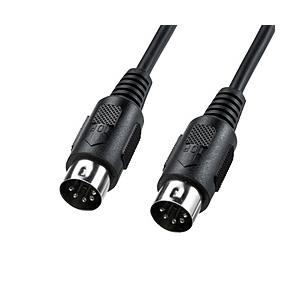 SANWA SUPPLY(サンワサプライ) KB-MID01-18K MIDIケーブル（1.8m）