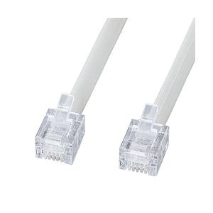 SANWA SUPPLY(サンワサプライ) TEL-EN-15N2　エコロジー電話ケーブル（ノーマル...