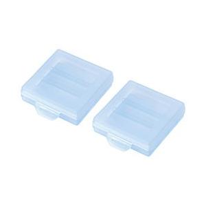 SANWA SUPPLY(サンワサプライ) 電池ケース（単4形用2個セット・ブルー） DG-BT4B...