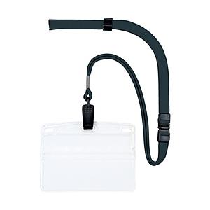 オープン工業 OP 吊り下げ名札 名刺サイズ 10枚 黒 NL−8−BK