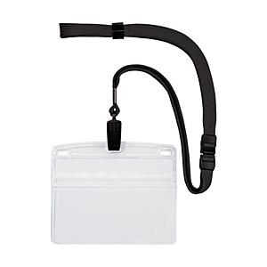 オープン工業 吊下げ名札　特大サイズ　10枚　黒　NL21BK