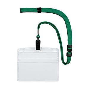 オープン工業 吊下げ名札　特大サイズ　10枚　緑　NL21GN