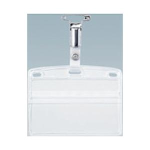 オープン工業 ＯＰ　タッグ名札　金属クリップ両用　特大サイズ　（１０枚入）