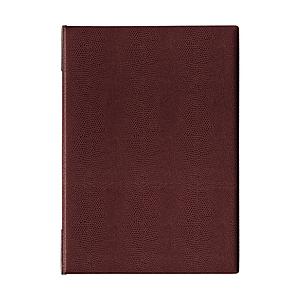 オープン工業 ＯＰ　メニューファイル　レザー調　Ａ４　４頁　茶   MN-150-BR