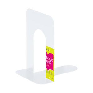 ソニック ブックエンド大１組（２枚）白   DA-530-W