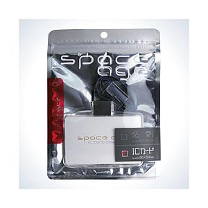 ソニック ネックストラップカードホルダー ICサイズ スペー   EX-2680-B