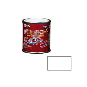 アサヒペン アサヒペン 油性スーパーコート 1/12L 白
