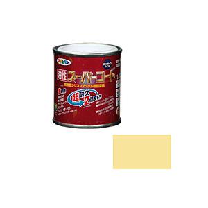 アサヒペン アサヒペン 油性スーパーコート 1/12L アイボリー