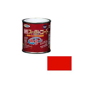 アサヒペン アサヒペン 油性スーパーコート 1/12L 赤