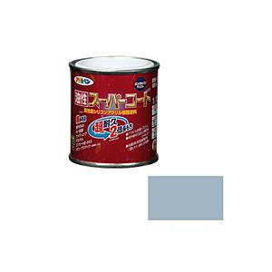 アサヒペン アサヒペン 油性スーパーコート 1/12L ブルーグレー