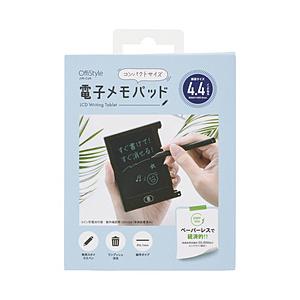 オーム電機 JIM-C4K 電子メモパッド　4.4インチ OffiStyle [振込不可]