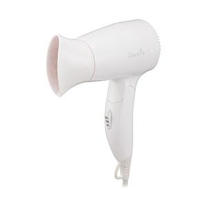 オーム電機 コンパクトドライヤー Iberis（イベリス） ホワイト HBHI556W