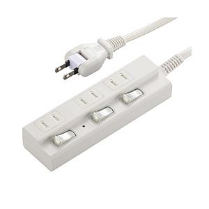 ORIGINALSELECT 節電タップ  白 HSBK-TPK33-W ［3.0m /3個口 /ス...