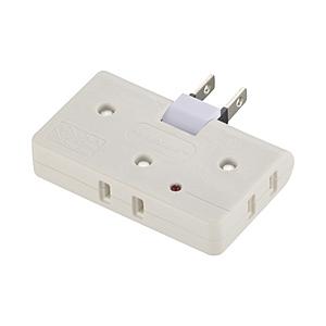 ORIGINALSELECT コーナータップ  白 HSBK-AKS3-W ［直挿し /3個口 /ス...