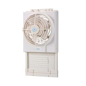 オーム電機 窓用換気扇 ホワイト VW-20N ［フィルターレス］