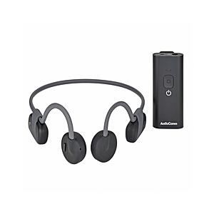 オーム電機 骨伝導イヤホン+集音器セット AudioComm  HP-BC500N ［骨伝導 /Bl...