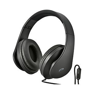 オーム電機 スマホ用ヘッドホン AudioComm ブラック HP-H250N-K ［φ3.5mm ...