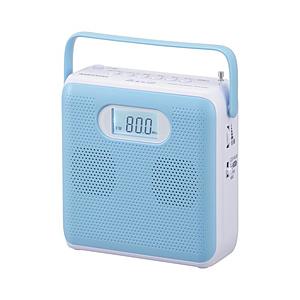 オーム電機 AM/FMステレオCDラジオ AudioComm ブルー RCR-600Z-A ワイドF...