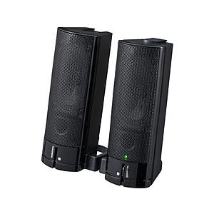 オーム電機 ASP-U155Z PCスピーカー 3.5mm接続 AudioComm ブラック ［US...