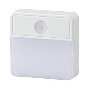 オーム電機 LED明暗センサー式ナイトライト 昼白色