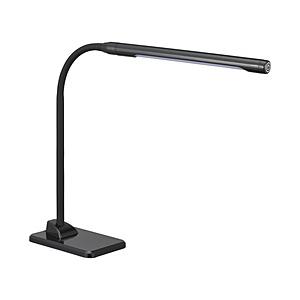 オーム電機 LEDデスクライト3段階調光  ブラック DS-LD42AG-K ［LED］