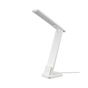 オーム電機 LEDデスクランプ折りたたみ式   DS-LS20USB-W ［LED /昼白色］