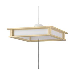 オーム電機 LED和風ペンダントライト8畳用昼光色   LT-W40D8G-W1 ［8畳 /昼光色 ...