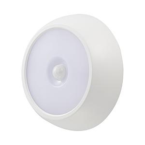 オーム電機 人感センサー付LEDセンサーライト 屋内/屋外兼用 昼白色