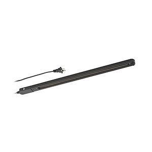 オーム電機 ライティングダクトレール コンセント式0.5mブラック   ORL-X50AK ［500...