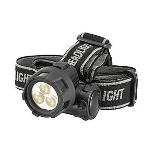 オーム電機 LEDヘッドライト20ルーメン   LC-H3LED-K ［LED /単4乾電池×3 /...