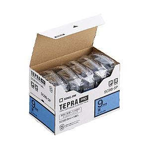 キングジム SC9B5P PROテ-プエコパックカラ-ラベル(青)